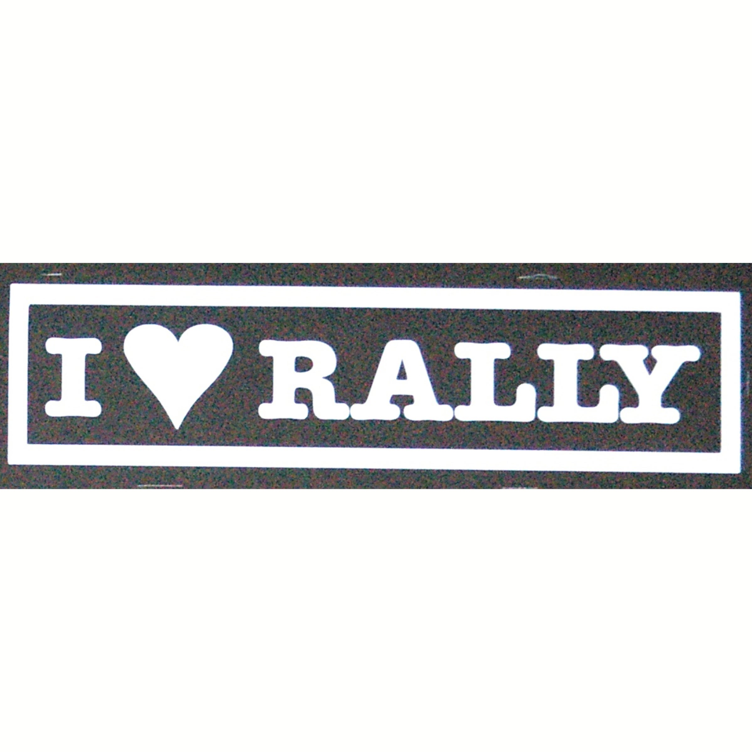 Blijkbaar water Ook I Heart Rally Sticker | Rally SuperStore
